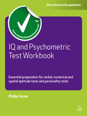 cover image of IQ and Psychometric Test Workbook